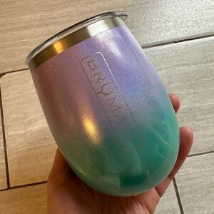 NWT - Brumate Glitter Mermaid Wine Tumbler